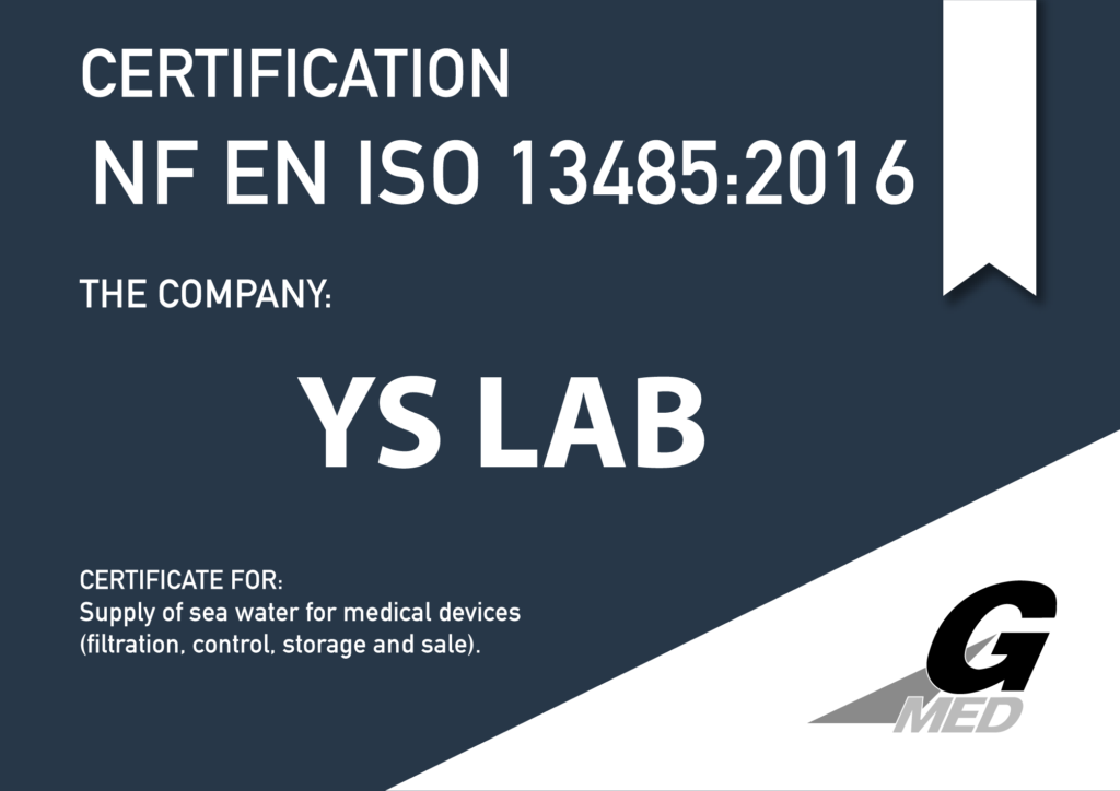 Certifications EN 13485-2016-01