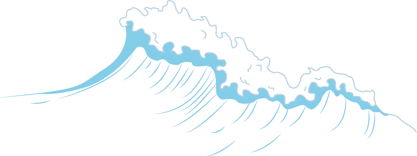 Illustration of seawater